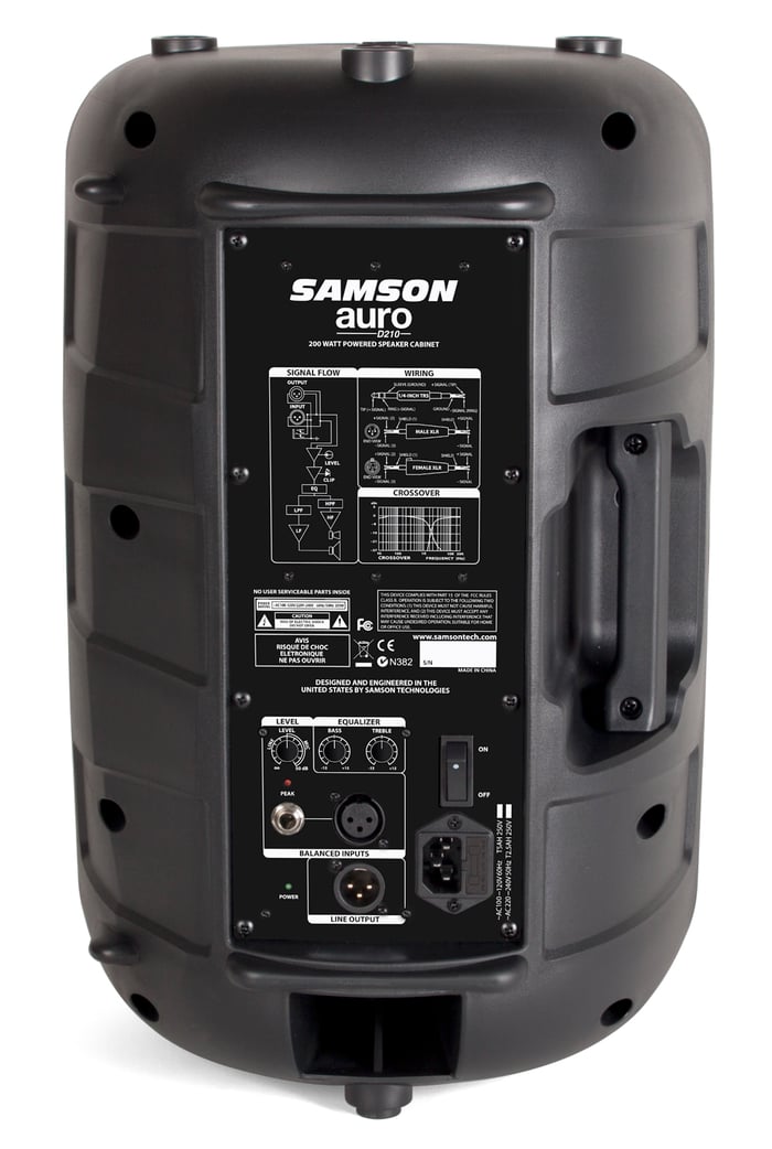 Auro D210 Back Panel