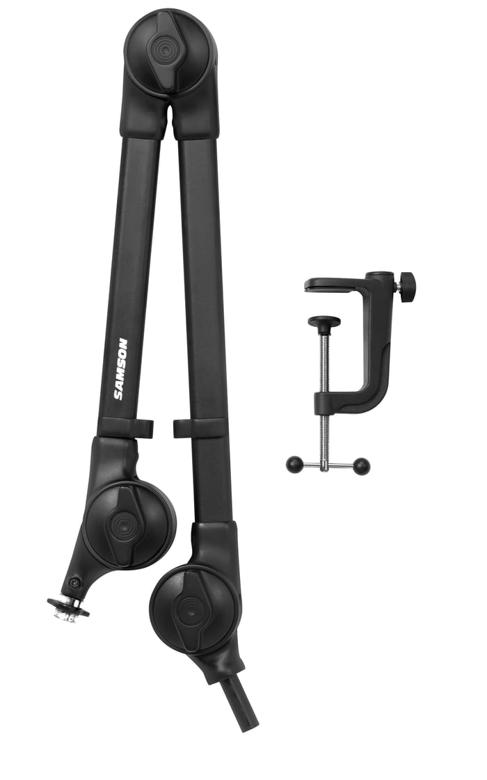 MBA26 Mic Stand Folded with clamp
