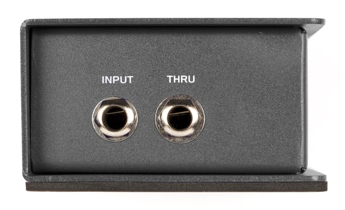 MD1 end view showing input and thru