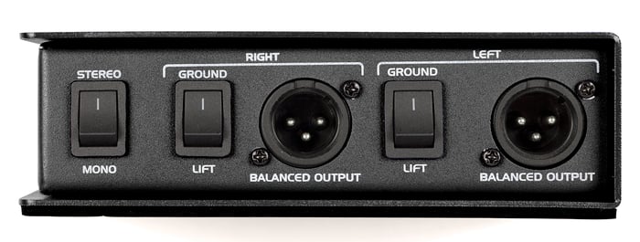 MD2 Pro side view showing outputs