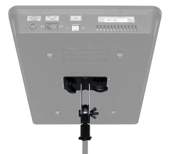 SMS124M MXP Stand rear view with mixer