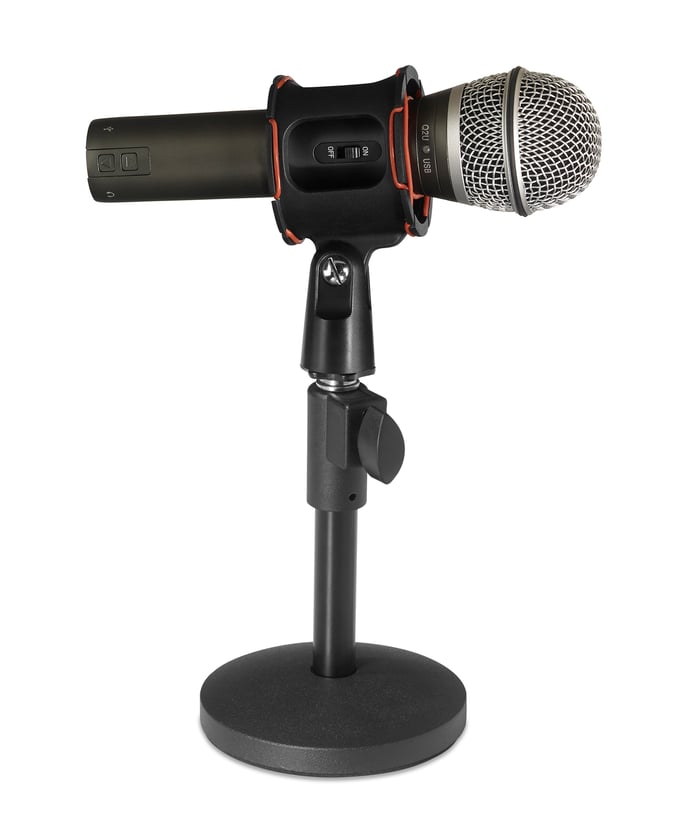 SP05 on stand with mic